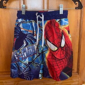 Boys SpiderMan Swim Trunks